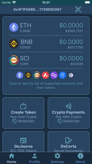 Saymatik Web3 Wallet Screenshots
